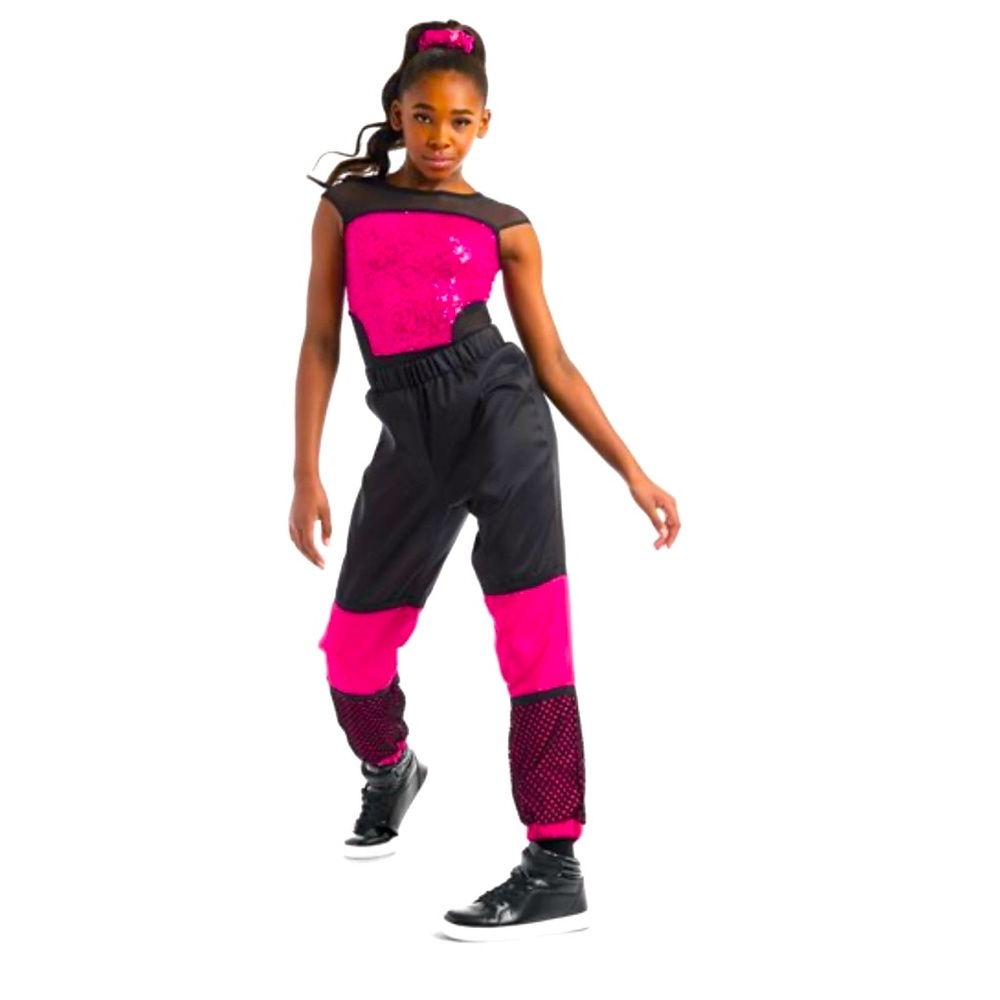 NWT Weissman 2 Piece Halloween Dance Hip Hop Costume Size S (4/6)